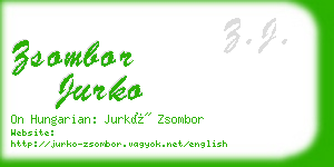 zsombor jurko business card